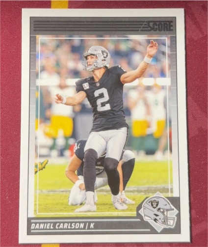 2024 Panini Score #146 Daniel Carlson — front