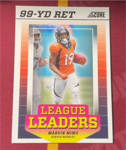 2024 Panini Score League Leaders #LL-MMS Marvin Mims — front