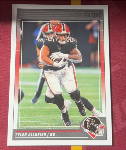 2024 Panini Score #10 Tyler Allgeier — front