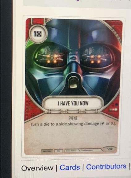 2016 Star Wars Destiny Awakenings #12 I Have You Now — front