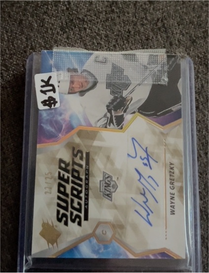 2005-06 Upper Deck SPx Super Scripts #SS-WG Wayne Gretzky — front