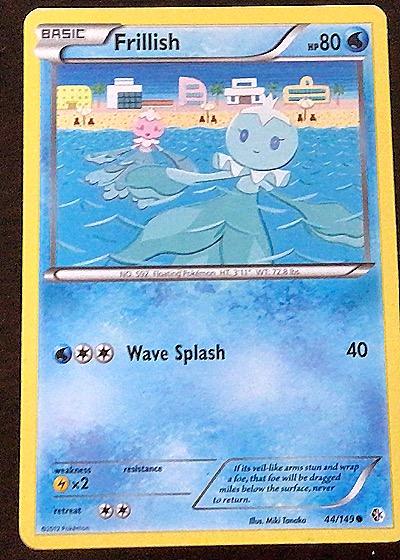 2012 Pokémon Boundaries Crossed #44 Frillish — front