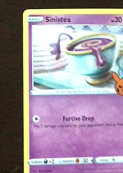 2020 Pokémon Darkness Ablaze #82 Sinistea — front
