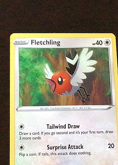 2021 Pokémon Sword & Shield Evolving Skies #138 Fletchling — front