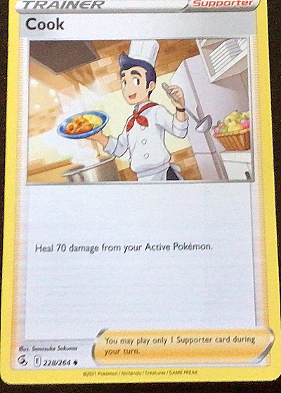 2021 Pokémon Fusion Strike #228 Cook — front
