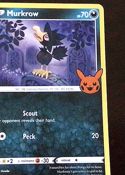 2022 Pokémon TCG Trick or Trade #93 Murkrow — front