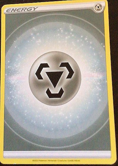 2022 Pokémon TCG Metal Energy Sword & Shield — front