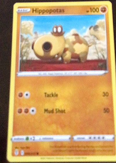 2021 Pokémon TCG #084 Hippopotas — front