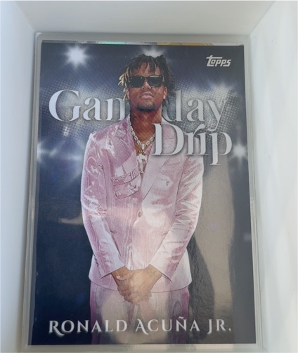 2025 Topps #GD-9 Ronald Acuña Jr. Gameday Drip — front
