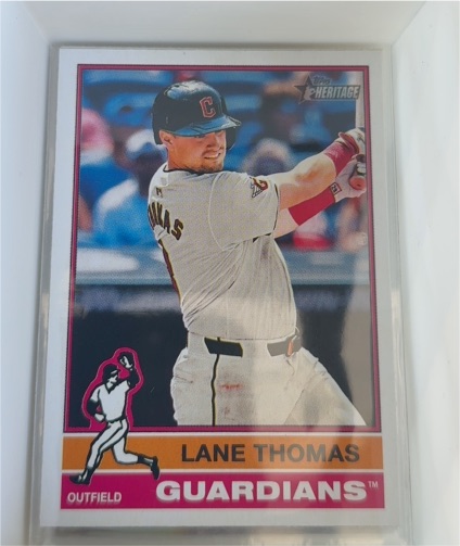2025 Topps Heritage #261 Lane Thomas — front