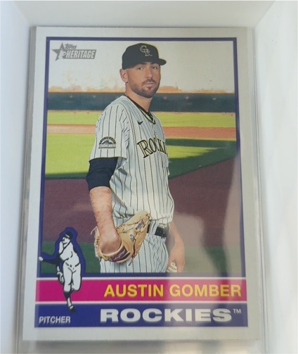 2025 Topps Heritage #437 Austin Gomber — front