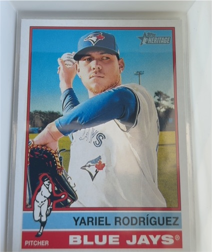 2025 Topps Heritage #357 Yariel Rodríguez — front