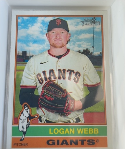 2025 Topps Heritage #423 Logan Webb — front