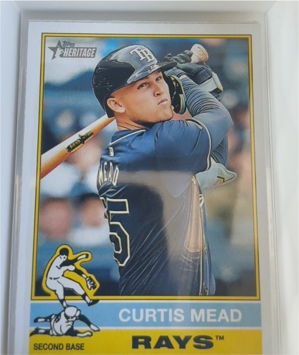 2025 Topps Heritage #326 Curtis Mead — front