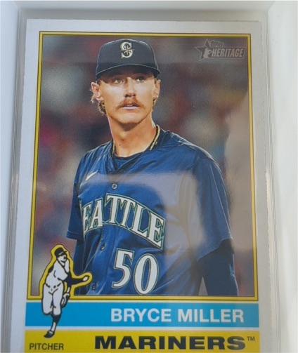 2025 Topps Heritage #107 Bryce Miller — front