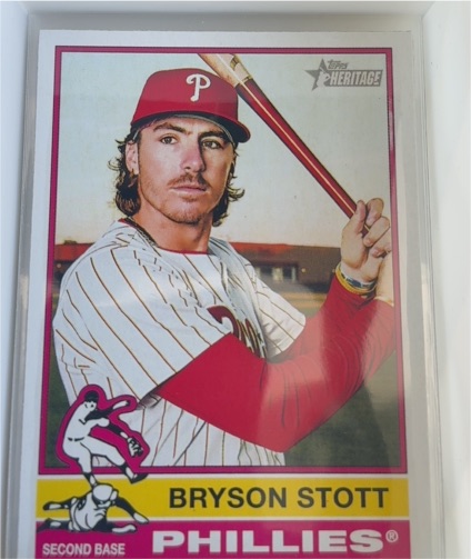 2025 Topps Heritage #135 Bryson Stott — front