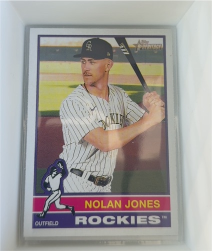 2025 Topps Heritage #139 Nolan Jones — front