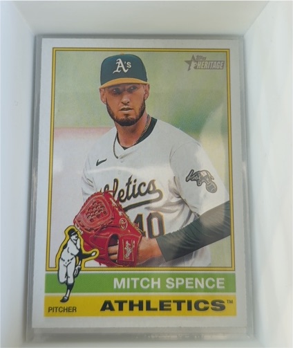 2025 Topps Heritage #373 Mitch Spence — front