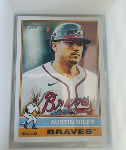 2025 Topps Heritage #364 Austin Riley — front