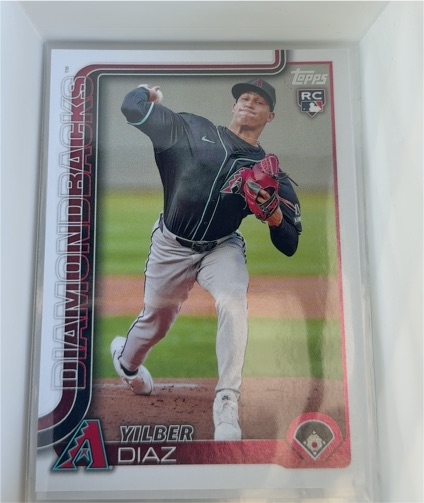 2025 Topps #104 Yilber Diaz Rookie Card — front