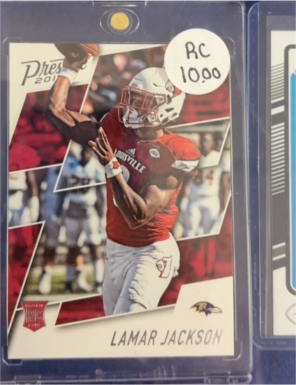 2018 Panini Prestige #279 Lamar Jackson Rookie Card — front