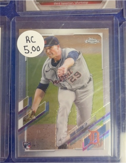 2021 Topps Chrome Update #USC82 Tarik Skubal Rookie Purple Refractor — front