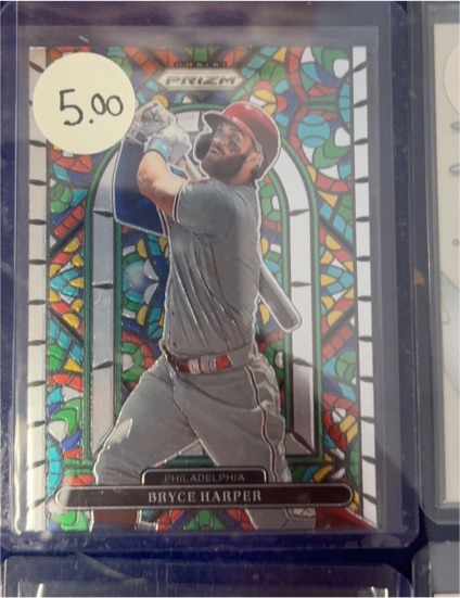 2022 Panini Prizm Stained Glass #SG-4 Bryce Harper — front