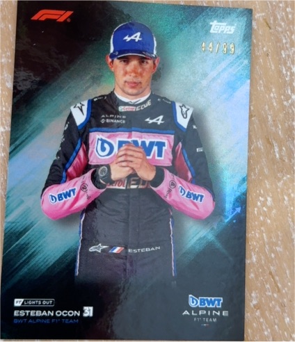 2022 Topps Formula 1 Lights Out #31 Esteban Ocon — front