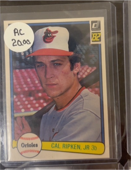 1982 Donruss #405 Cal Ripken Jr. — front
