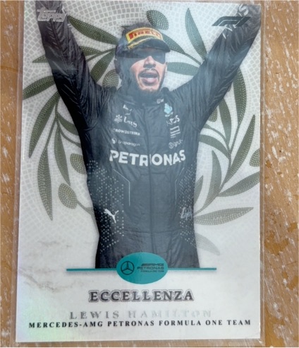2024 Topps Eccellenza Lewis Hamilton — front