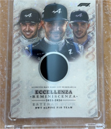 2024 Topps Eccellenza Reminiscenza Esteban Ocon — front