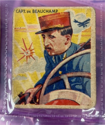 1934 National Chicle Sky Birds #19 Capt. Louis Robert de Beauchamp — front
