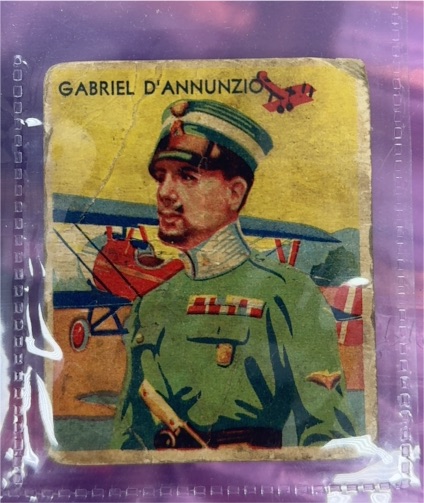 1934 National Chicle Sky Birds #61 Gabriel D'Annunzio — front