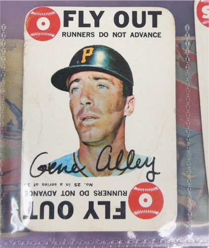 1968 Topps Game #25 Gene Alley — front
