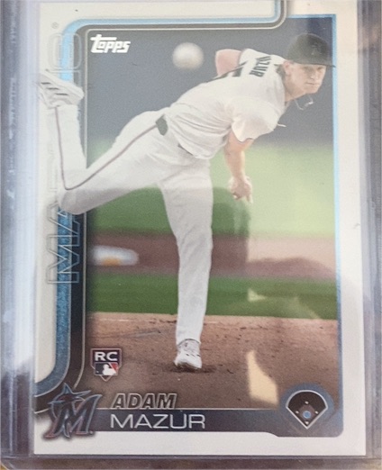 2025 Topps Series 1 #309 Adam Mazur — front