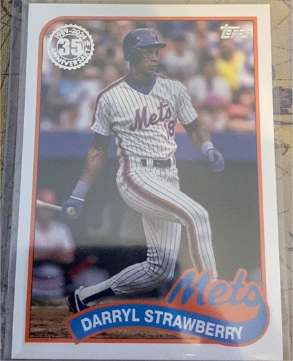 2024 Topps Update #89US-7 Darryl Strawberry 1989 Topps Baseball 35th Anniversary — front