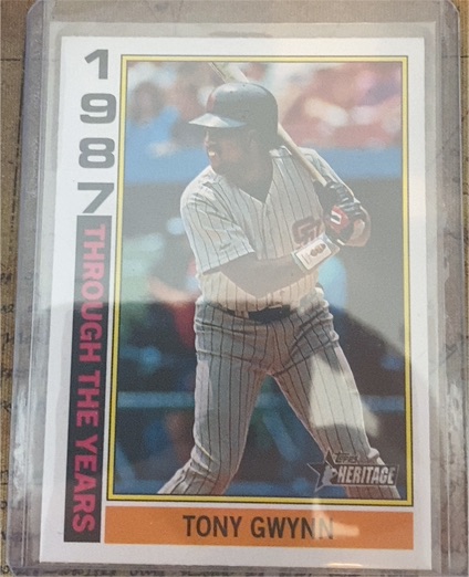 2025 Topps Heritage #TTY-9 Tony Gwynn Through the Years — front