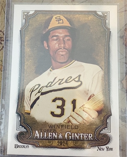 2024 Topps Allen & Ginter #108 Dave Winfield — front