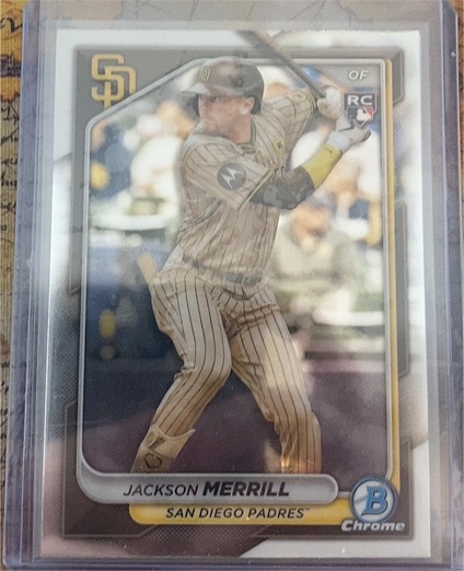2024 Bowman Chrome #27 Jackson Merrill — front