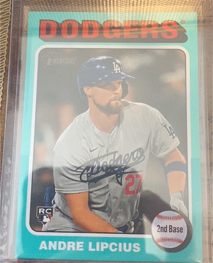 2024 Topps Heritage High Number #699 Andre Lipcius — front