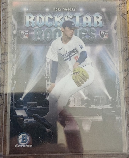 2025 Bowman Chrome #RR-20 Roki Sasaki Rockstar Rookies — front