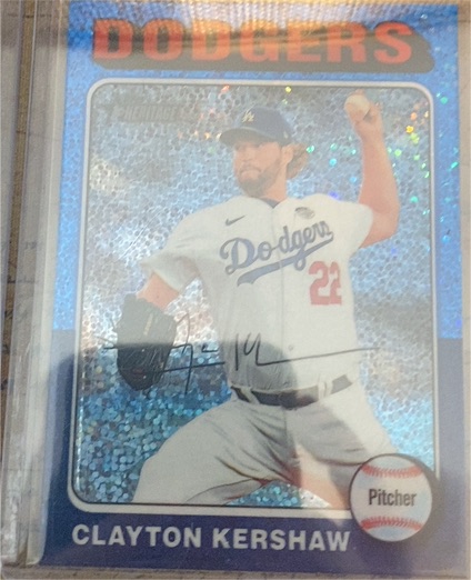 2024 Topps Heritage #386 Clayton Kershaw — front