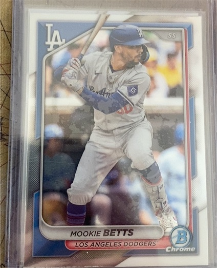 2024 Bowman Chrome #62 Mookie Betts — front