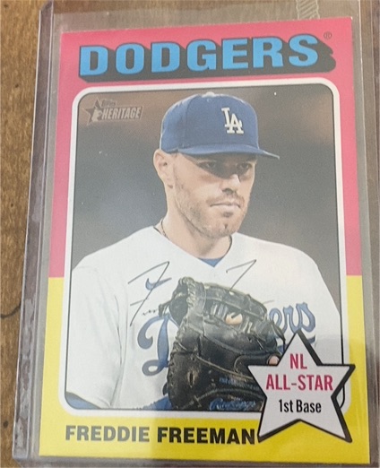 2024 Topps Heritage #248 Freddie Freeman — front