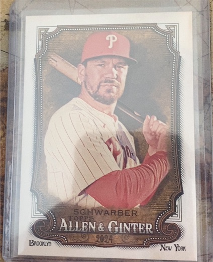 2024 Topps Allen & Ginter #306 Kyle Schwarber — front