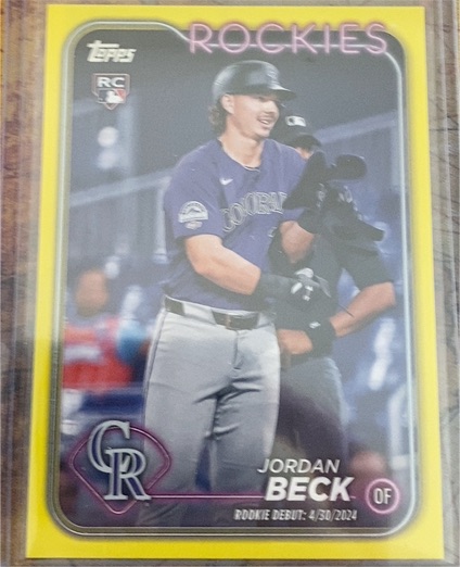 2024 Topps Update #US198 Jordan Beck — front