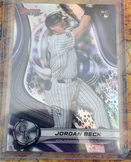 2024 Bowman's Best #26 Jordan Beck — front
