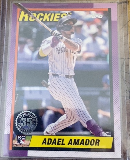 2025 Topps Series 1 35th Anniversary #T90-83 Adael Amador — front