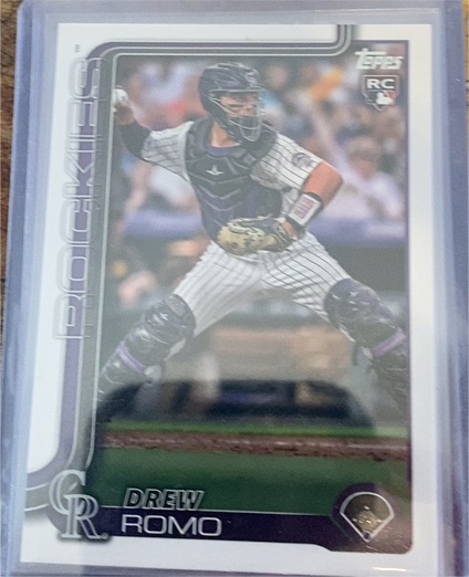 2025 Topps #296 Drew Romo — front