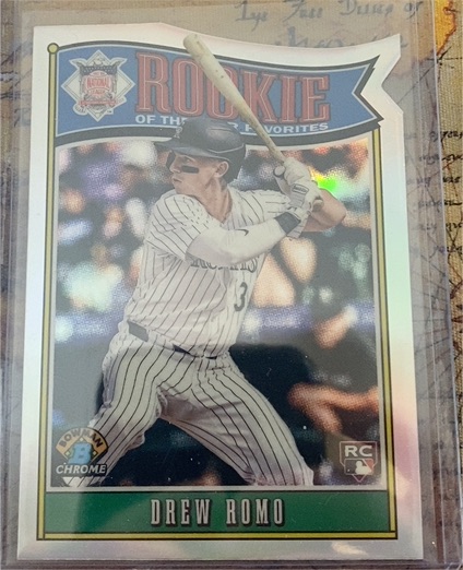 2025 Bowman #ROY-9 Drew Romo Rookie of the Year Favorites — front